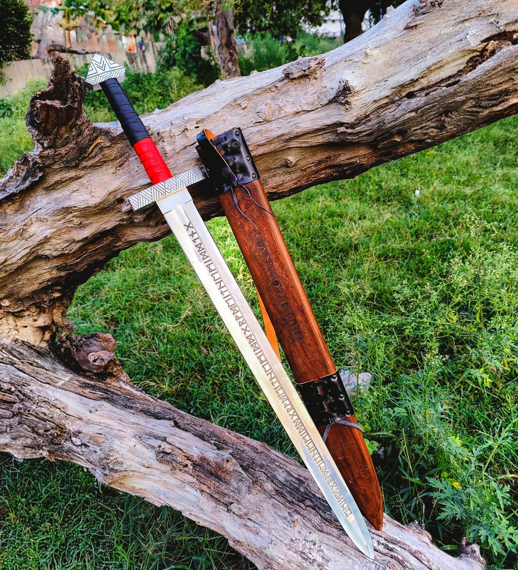 Handmade Runebound Viking Sword