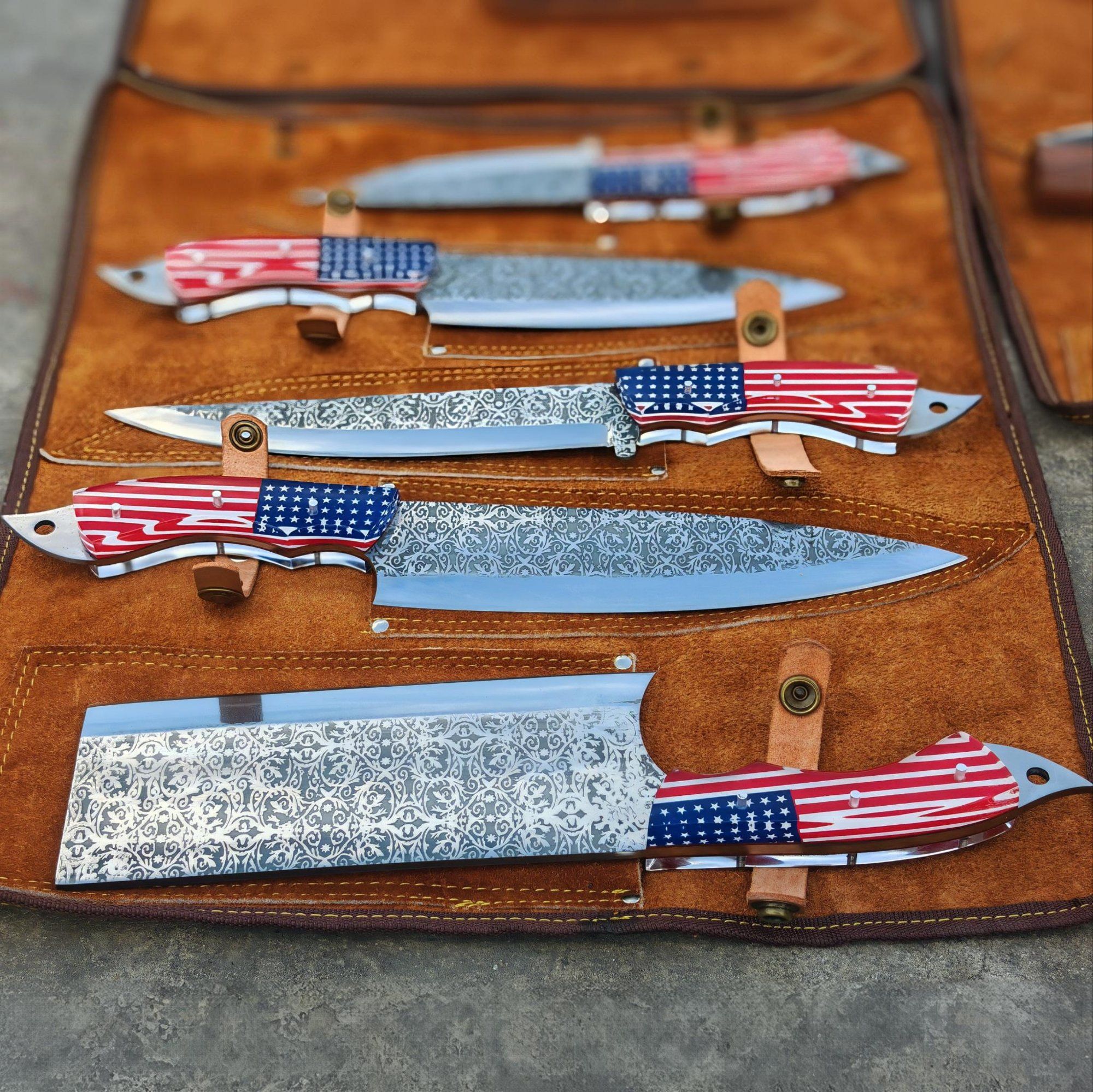 Handmade Old Glory Kitchen/Chef Set