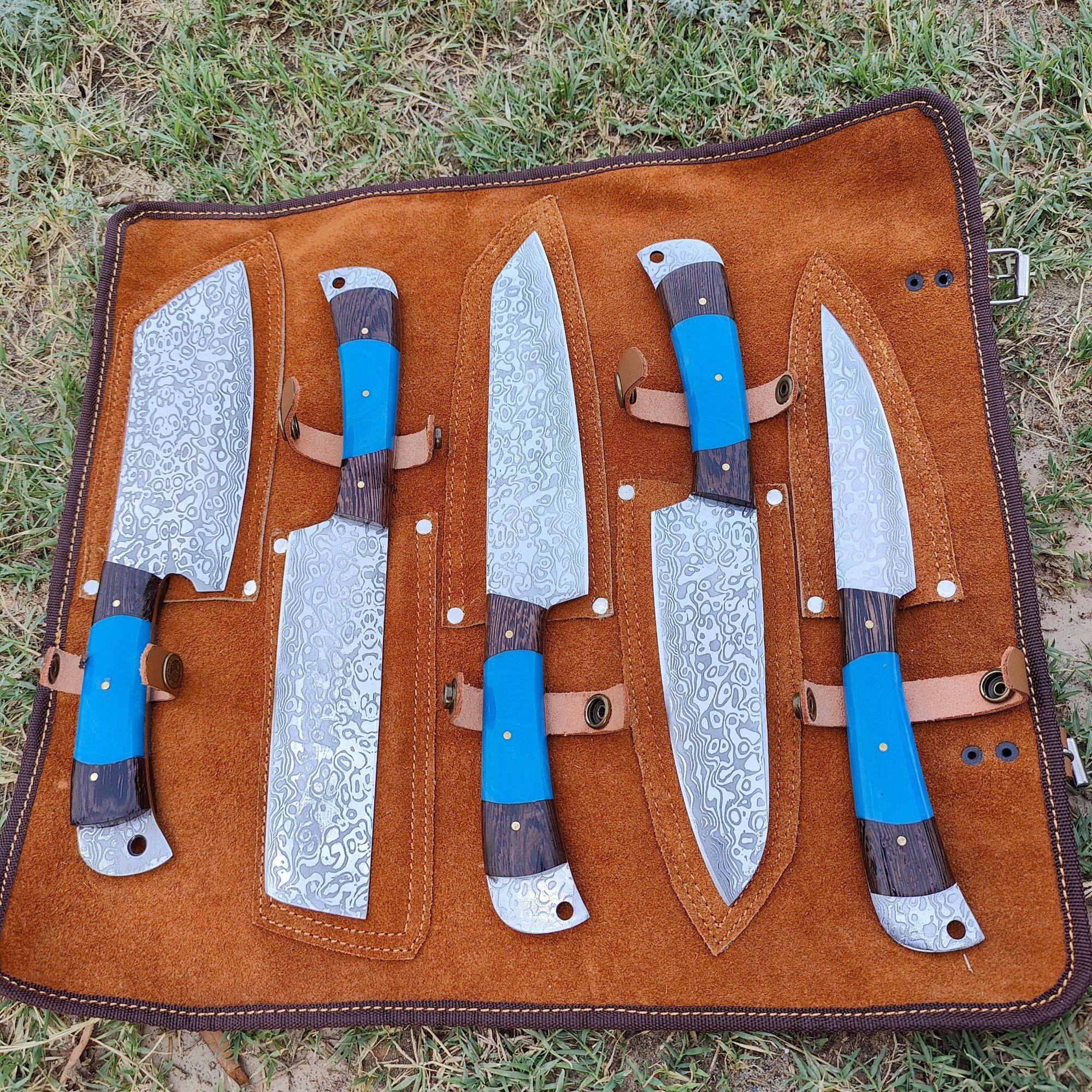 Azure Mosaic Kitchen/Chef Set