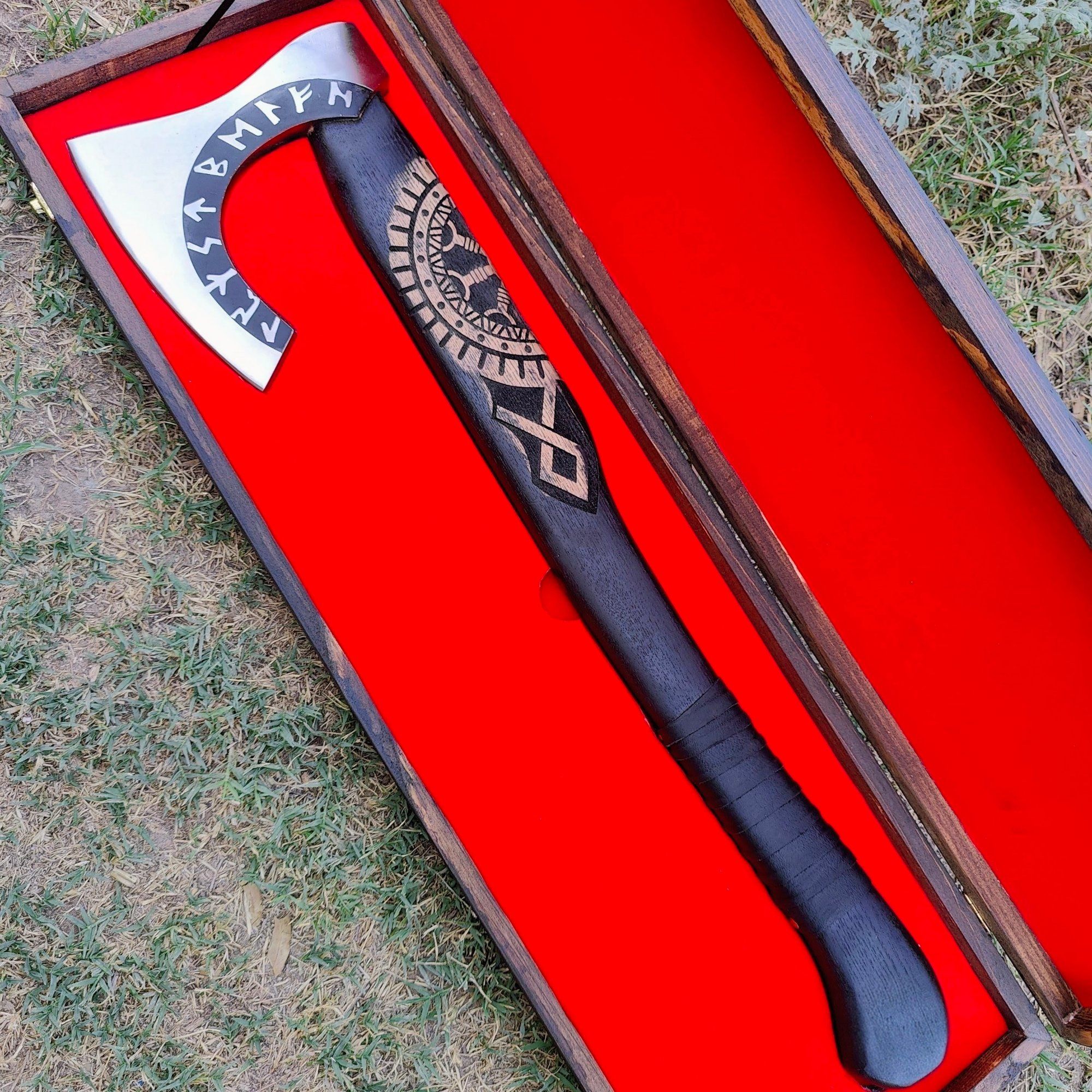 The Runecarved Viking Axe